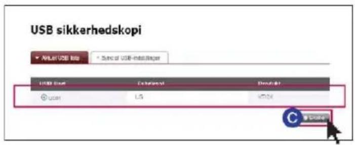 LG N1T1DD1 - Liste over tilsluttede enheder - 2