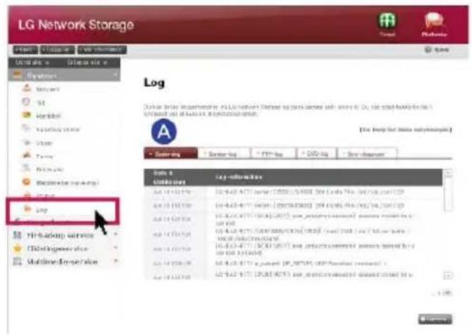 LG N1T1DD1 - 8-13. Indstilling af system Kontrollere en log - 2