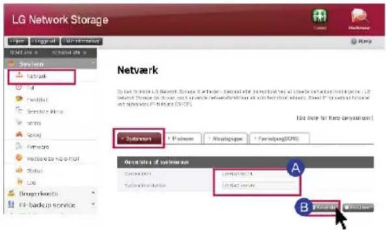LG N1T1DD1 - Systemets navn - 1