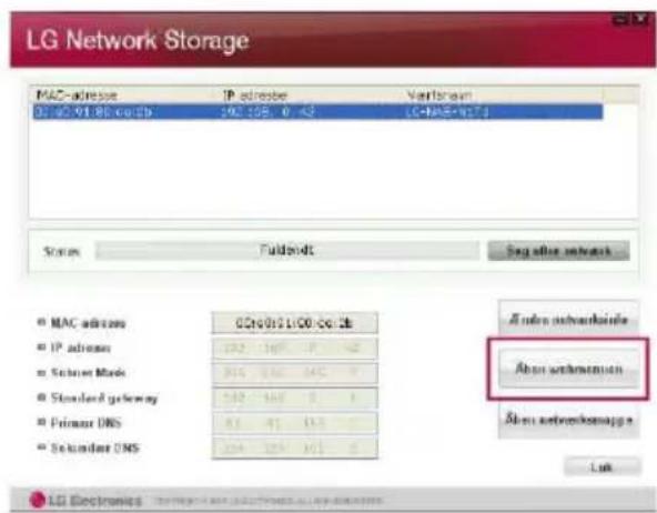 LG N1T1DD1 - 6-1. Brug af Network Storage Brug af NAS Detector - 1
