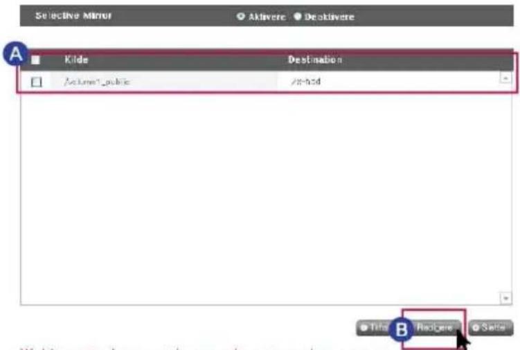 LG N1T1DD1 - Rediger Selective Mirror liste - 1