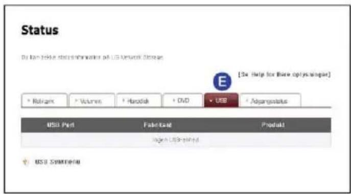 Status Do not take any other network or USB network storage [See help for these options together] * Retrags * Volumes * Haddock + DVD • USB * Adspanstatus USB Port Fabricant Product1 Login USB port USB SYMBOLID