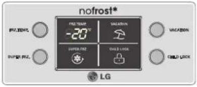 LG GC-349SQF - Fryser - 1
