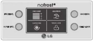 LG GC-349SQF - Fryser - 2