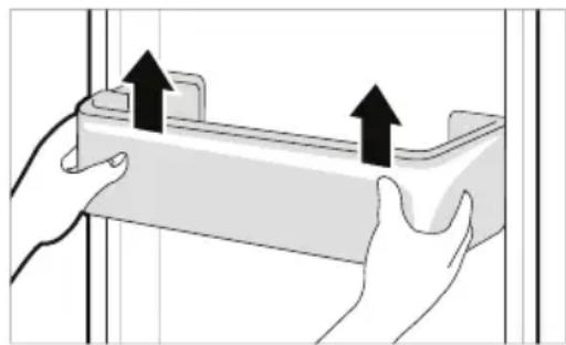 LG GBP31DSLZN - De mand van de koelkastdeur verwijderen - 1