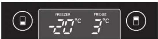 FREEZER -20°C 3°C FRIDGE
