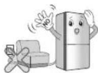 LG GBB539SWCWS - Do not allow the power cord bent or pressed by the heavy object to be damaged. - 1