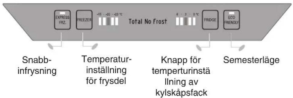 LG GBB539SWCWS - Displaypanel för temperaturkontroll - 2