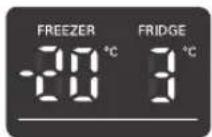LG GBB539SWCWS - Como ajustar a temperatura nos compartimentos do frigorífico e do congelador - 5