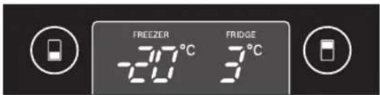 FREEZER -20°C 3°C FRIDGE