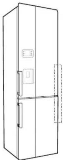 LG GBB539SWCWS - MANGOS DE LA PUERTA (para modelos de 2 tonos) - 1