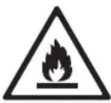 LG GBB530PVQPB - Ugunsgrēka risks un uzliesmojoši materiāli - 1