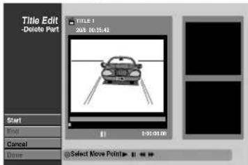 LG DR4810 - Sletning af en del VR - 1