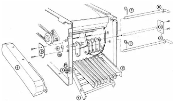 Herkules 4000 Pro - Inversion / Remplacement des marteaux - 1