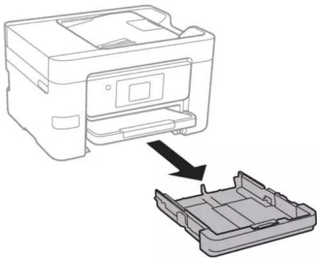 EPSON WorkForce Pro WF-4730DTWF - Ilægning af papir i Papirkassette - 1