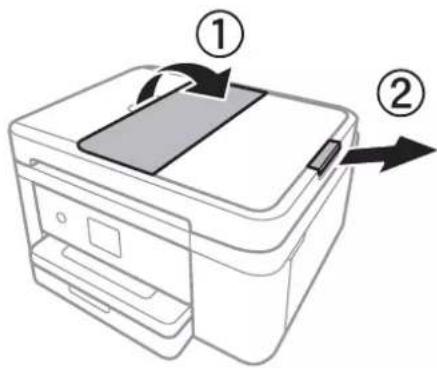 EPSON WorkForce WF-2865DWF - Anbringelse af originaler på den automatiske dokumentfremfører - 1