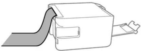 EPSON EcoTank ET-2711 - Indføring af langt papir - 1