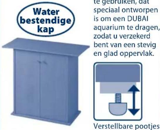 Ferplast Dubai 100 White - DUBAI aquariums - 1