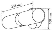 SMARTWARES 10.056.65 - Bathroom light - 2