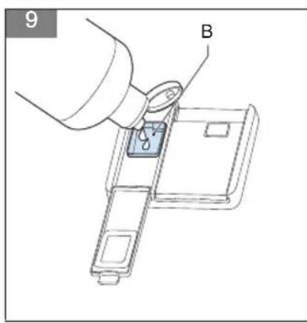 9 B