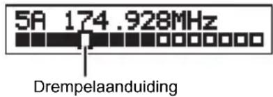 5A 174.928MHz Drempelaanduiding
