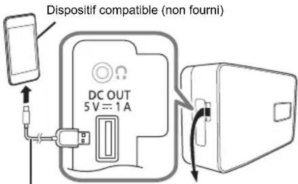 PANASONIC RF-D30BT - Pour charger un dispositif - 1