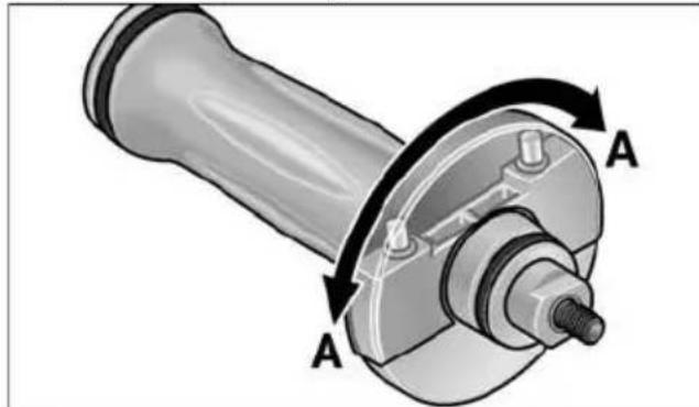 Flex L 8-11 115 - Montar o disco de lixar - 2