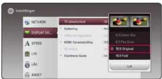 LG LHB655W - Justering af Indstillinger - 4