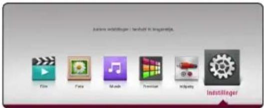 LG LHB655W - Justering af Indstillinger - 1