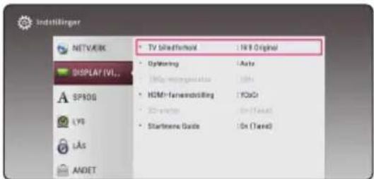 LG LHB655W - Justering af Indstillinger - 3
