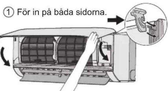 ① För in på båda sidorna.