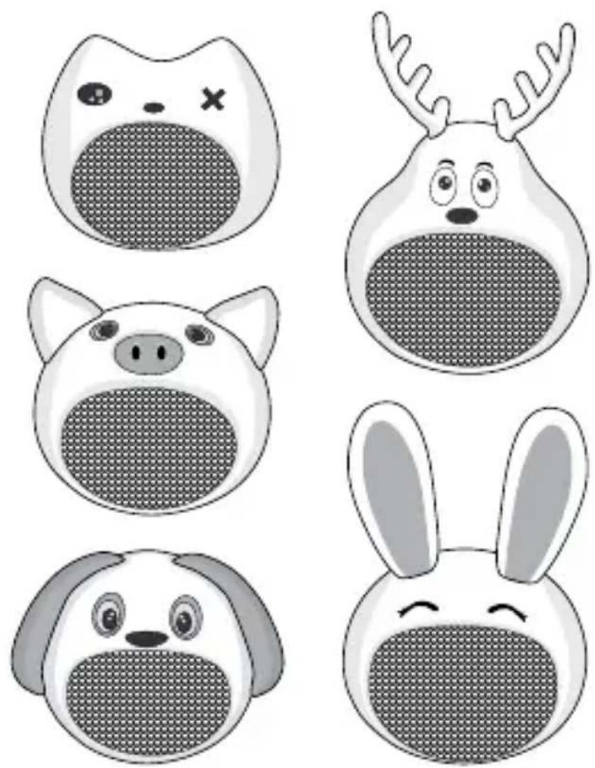 NEDIS SPBT4110NC - Bluetooth® Speaker with a unique and fun design - 1