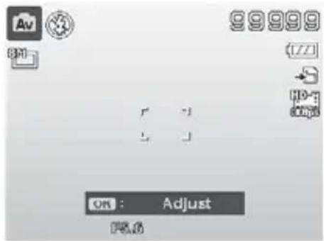 Av 99999 OK : Adjust ISO 48.0