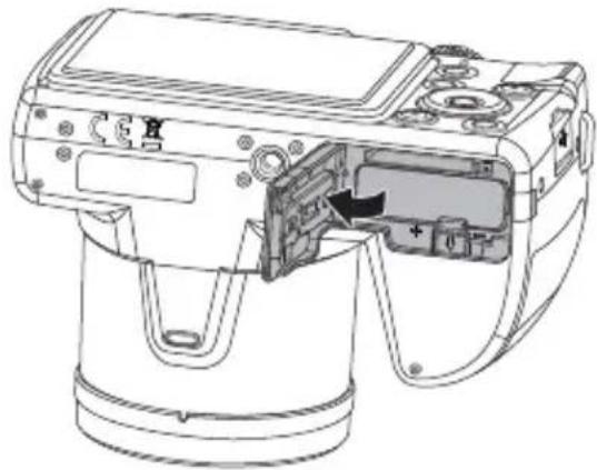 Maginon SZ 350 - Inserting an SD/SDHC/SDXC Memory Card - 1