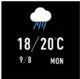 18/20°C 9/8 MON