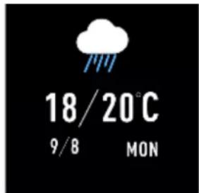 18/20°C 9/8 MON