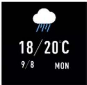 18/20°C 9/8 MON
