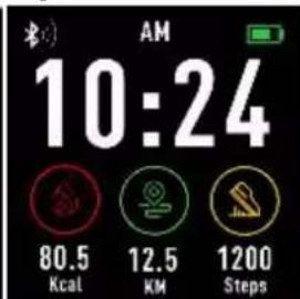 AM 10:24 80.5 Kcal 12.5 KM 1200 Steps