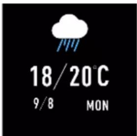 18/20°C 9/8 MON