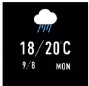 18/20°C 9/8 MON