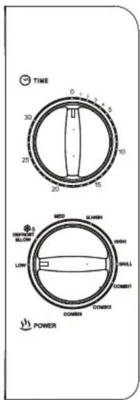 TIME 30 25 20 15 10 5 NED M.HIGH DIFFICENT ALLOW HIGH LOW GRILL COMBIN1 COMBIN2 COMBIN3 COMBIN4 POWER