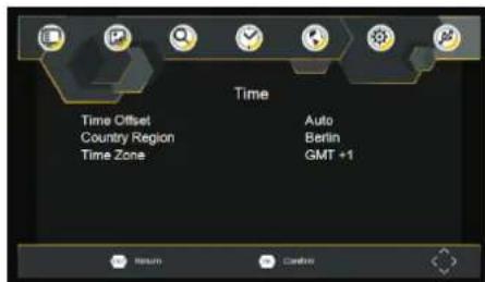 Time Time Offset Country Region Time Zone Auto Berlin GMT +1 Return Carbine