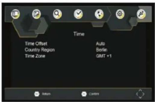 Time Time Offset Country Region Time Zone Auto Berlin GMT +1 Return Custom
