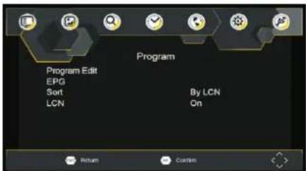 DENVER MT-980T2H - Impostazioni di gestione dei programmi - 1