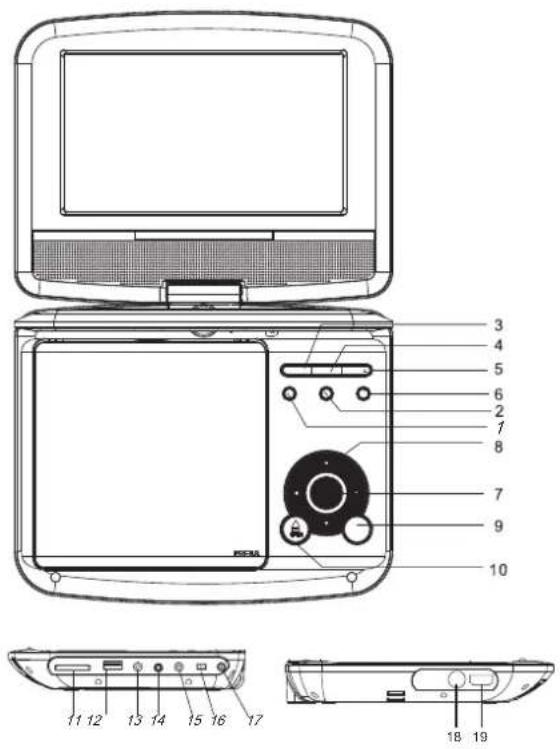 DENVER MT-980T2H - Hoofdeenheid - 1