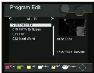 Program Edit ALL TV 018 UKTV HiS 019 UKTV BiI Ideas 021 TMF 022 Iced Ward 01:00:01:00 17:00:19:00 StarDate New Bus Lnd Delta CPTK SPTOMATS