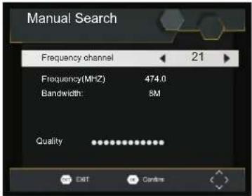 DENVER MT-1080T2H - Ricerca manuale - 1