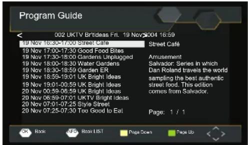 DENVER MT-1080T2H - EPG (Elektronisk Program Guide) - 1