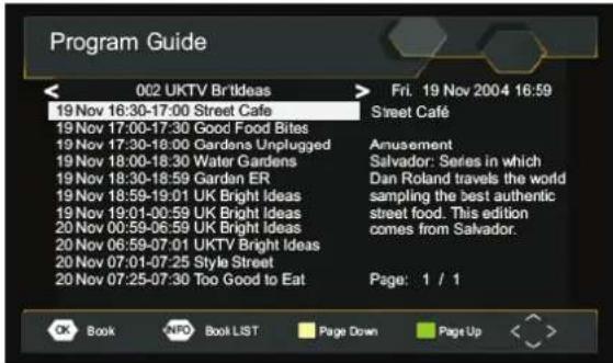DENVER MT-1080T2H - EPG (Elektronisk programguide) - 1