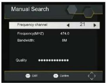 DENVER MT-1080T2H - Recherche manuelle - 1